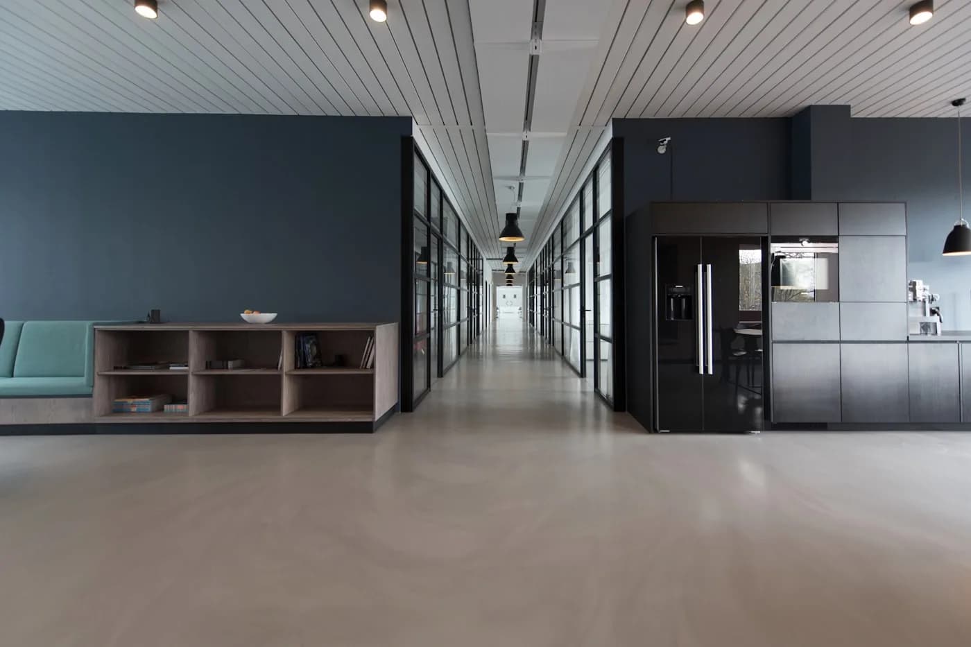 Bright modern office supporting organisational development